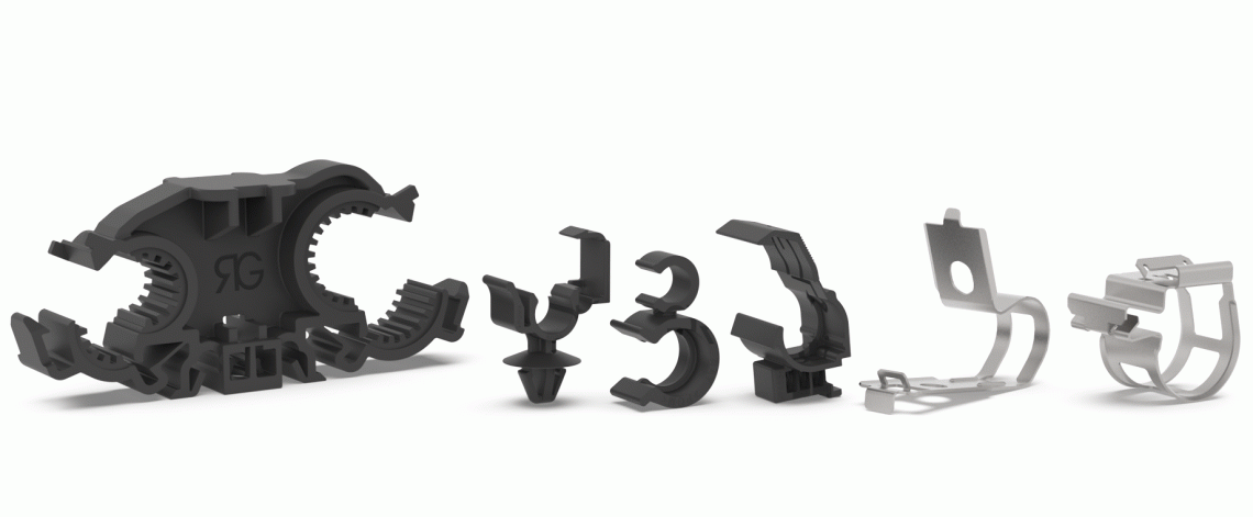 Leitungsbefestigungen und Kabelclips